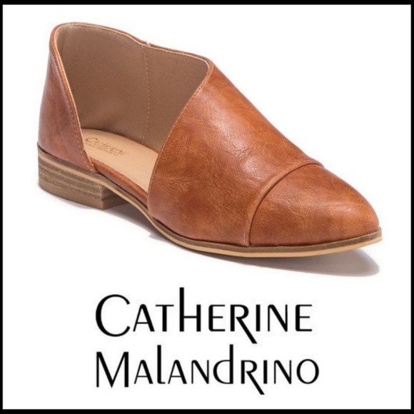 Catherine Malandrino Shoes - NWT CATHERINE MALANDRINO Cut Out D'Orsay Flats 7.5